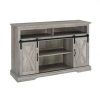 Farmhouse Sliding Barn Door Tv Stands for 70 Inch Flat Screen (Photo 8 of 15)
