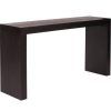 Parsons White Marble Top & Dark Steel Base 48X16 Console Tables (Photo 20 of 25)