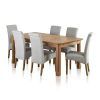 Solid Oak Dining Tables and 6 Chairs (Photo 24 of 25)