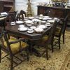 Wyatt 7 Piece Dining Sets With Celler Teal Chairs (Photo 7 of 25)
