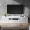 White Tv Stands Entertainment Center (Photo 6 of 15)