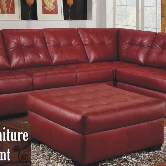 10 Photos Red Leather Sectional Couches