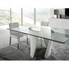 Glass and White Gloss Dining Tables (Photo 14 of 25)