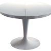 White Circular Dining Tables (Photo 13 of 25)