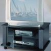 Black Tv Stand With Glass Doors (Photo 13 of 20)