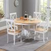 Round Oak Dining Tables and 4 Chairs (Photo 15 of 25)