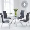 White Glass Dining Tables and Chairs (Photo 12 of 25)