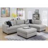 2Pc Connel Modern Chaise Sectional Sofas Black (Photo 1 of 15)
