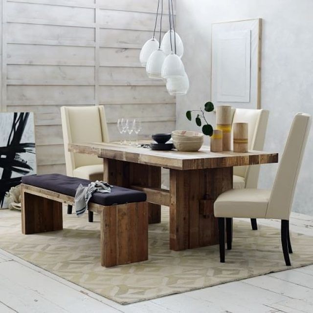 25 Best Ideas Natural Wood & Recycled Elm 87 Inch Dining Tables