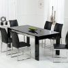 Black Gloss Dining Tables and Chairs (Photo 9 of 25)