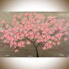 Red Cherry Blossom Wall Art (Photo 2 of 20)