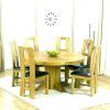 Round Oak Dining Tables and Chairs (Photo 25 of 25)