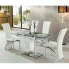 Glass Dining Tables White Chairs (Photo 7 of 25)