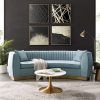 Molnar Upholstered Sectional Sofas Blue/Gray (Photo 7 of 15)