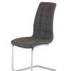 Grey Leather Dining Chairs (Photo 4 of 25)