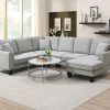 Modern U-Shape Sectional Sofas in Gray (Photo 10 of 15)