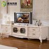 French Marble Storage Tv Cabinet Solid Wood Carving Ivory Paint within Best and Newest French Tv Cabinets (Photo 4374 of 7825)