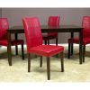 Evellen 5 Piece Solid Wood Dining Sets (Set of 5) (Photo 1 of 25)