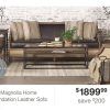 Magnolia Home Foundation Leather Sofa Chairs (Photo 4 of 25)