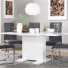 White Extendable Dining Tables and Chairs (Photo 5 of 25)