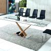 Extendable Glass Dining Tables and 6 Chairs (Photo 8 of 25)