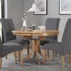 Jaxon Grey Round Extension Dining Tables (Photo 25 of 25)