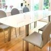 Cream Gloss Dining Tables and Chairs (Photo 23 of 25)