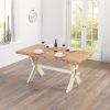 Cream and Wood Dining Tables (Photo 16 of 25)