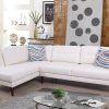 2Pc Connel Modern Chaise Sectional Sofas Black (Photo 8 of 15)