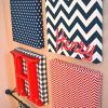 Diy Fabric Covered Wall Art (Photo 10 of 15)