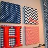 Diy Fabric Covered Wall Art (Photo 3 of 15)