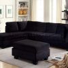 Black Fabric Sectional (Photo 8 of 15)
