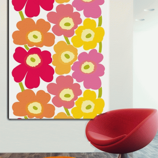 15 Best Ideas Marimekko Stretched Fabric Wall Art