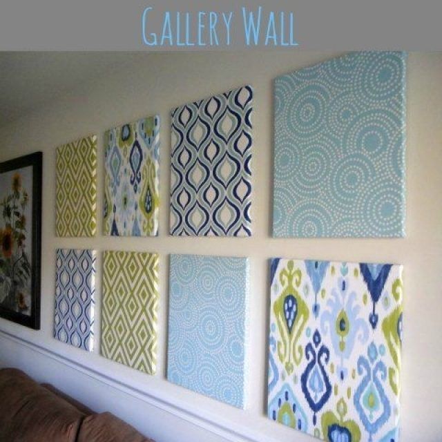  Best 15+ of Fabric Wrapped Canvas Wall Art