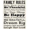 Family Rules Canvas Wall Art (Photo 4 of 20)