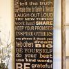 Family Rules Canvas Wall Art (Photo 2 of 20)