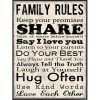 Family Rules Wall Art (Photo 4 of 20)