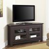Corner Tv Stands for Tvs Up to 48" Mahogany (Photo 6 of 15)