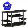 Furinno Turn-N-Tube No Tool 3-Tier Entertainment Tv Stands (Photo 1 of 15)