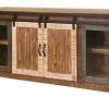 Modern Farmhouse Style 58" Tv Stands With Sliding Barn Door (Photo 12 of 15)