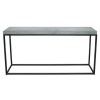Parsons White Marble Top & Dark Steel Base 48X16 Console Tables (Photo 15 of 25)