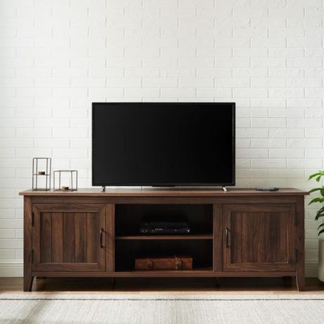 15 Collection of Walnut Tv Cabinets with Doors