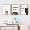 Cat Canvas Wall Art (Photo 1 of 25)