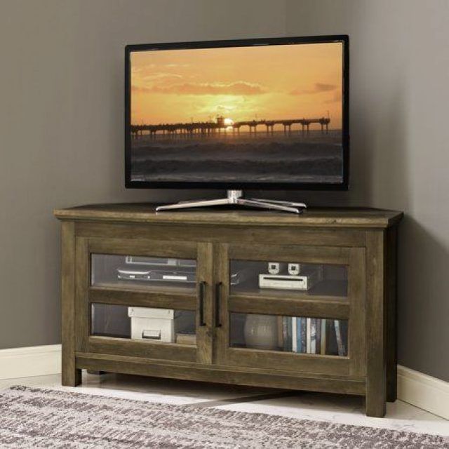15 Best Collection of Corner Tv Cabinets with Glass Doors