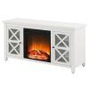 Boston 01 Electric Fireplace Modern 79" Tv Stands (Photo 6 of 15)