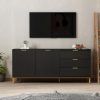 Entertainment Center With Storage Cabinet (Photo 1 of 15)