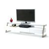 Oval White Tv Stand (Photo 21 of 25)
