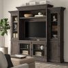 Rustic Grey Tv Stand Media Console Stands for Living Room Bedroom (Photo 3 of 15)