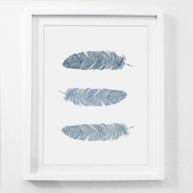 20 Collection of Navy Blue Wall Art