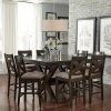 Jaxon 5 Piece Extension Counter Sets With Wood Stools (Photo 22 of 25)